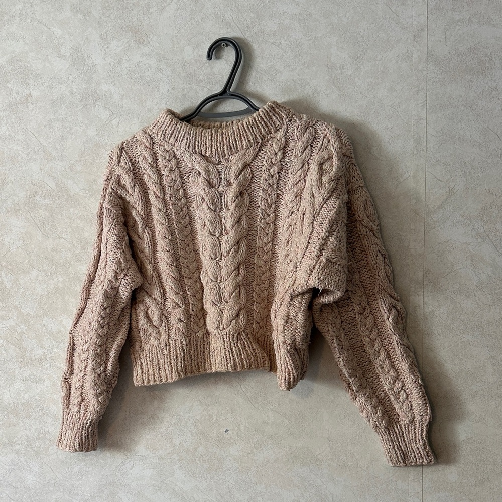 Doen Cable Knit Sweater - Beige